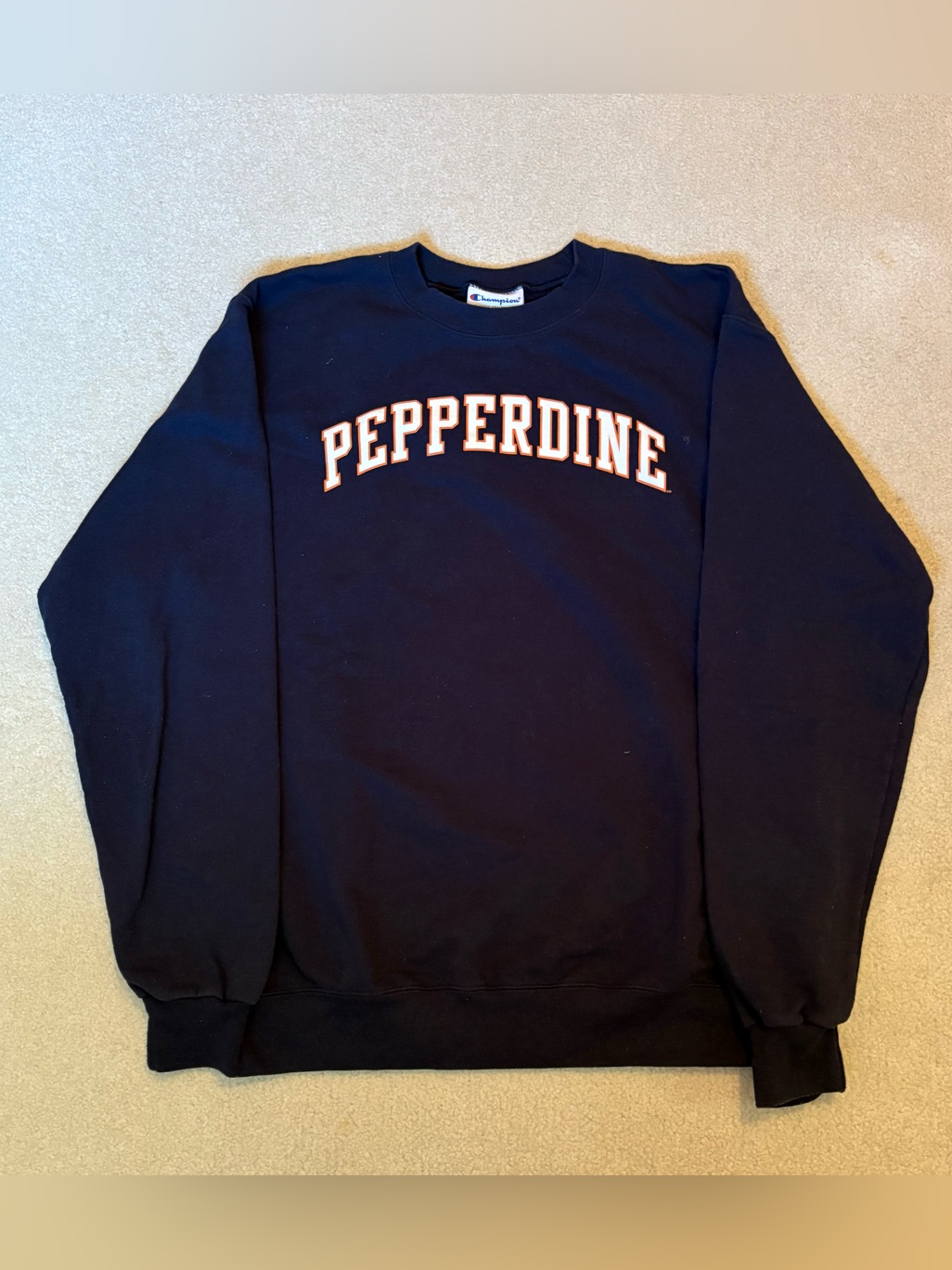 Pepperdine University Navy Champion Crewneck